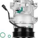TadaMark A/C Air Conditioner Compressor with Clutch Fit for Ford Fiesta 1.6L 2011 2012 2013 Replace for CO-11340C