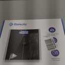 Etekcity Bathroom Scale for Body Weight, Highly Accurate Digital Electronic Weighing Machine for People, LCD Display, Large Size, 6mm Tempered Glass for Safe Home Use, Batteries Included, 400 lbs (Black)