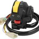 M MATI Left Handlebar Switch Start Stop Kill Headlight for Suzuki LT160E LT230E LT-F160 QuadRunner 160 230 1987-1999 37400-02C01 37400-35B02 37400-35B01 37400-35B00 37400-02C00