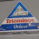 Pressman Tri-Ominos - Deluxe Edition Triangular Tiles with Brass Spinners, 5"
