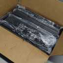 Under Bed Storage with Wheels, 2-Pack Underbed Storage Containers with Clear Lids, Under Bed Shoe Storage Organizer, Rolling Under the Bed Storage Bins for Clothes Shoes Blankets (Black)