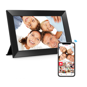 BIGASUO Digital Picture Frame, 10.1" Frameo Digital Frame WiFi with 32GB Memory, 1280x800 IPS Touch Screen, Send Photos/Videos from Your Phone Anywhere, Photo Gifts for Parents and Grandparents