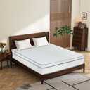 Queen Mattresses, Innerspring Mattress Medium Firm Queen Mattress for Pressure Relief, Spring Memory Foam Mattress, Certipur-Us Fiberglass-Free Queen Size Mattresses (Queen, 12 In)