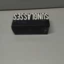 Sleek Wrap-Around Sports Sunglasses, Shatterproof Lenses, Black