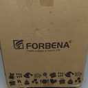 Forbena Potty Training Toilet Seat with Step Stool Ladder, Toddler Kids Potty Seat for Boys Girls, Non Slip Foldable Toilet Training Seat with Soft Cushion, Comfortable Handles (White-Grey)