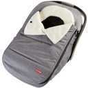 Skip Hop Winter Car Seat Cover, Stroll & Go, Heather Grey, Size (inches): 16l x 3w x 27h