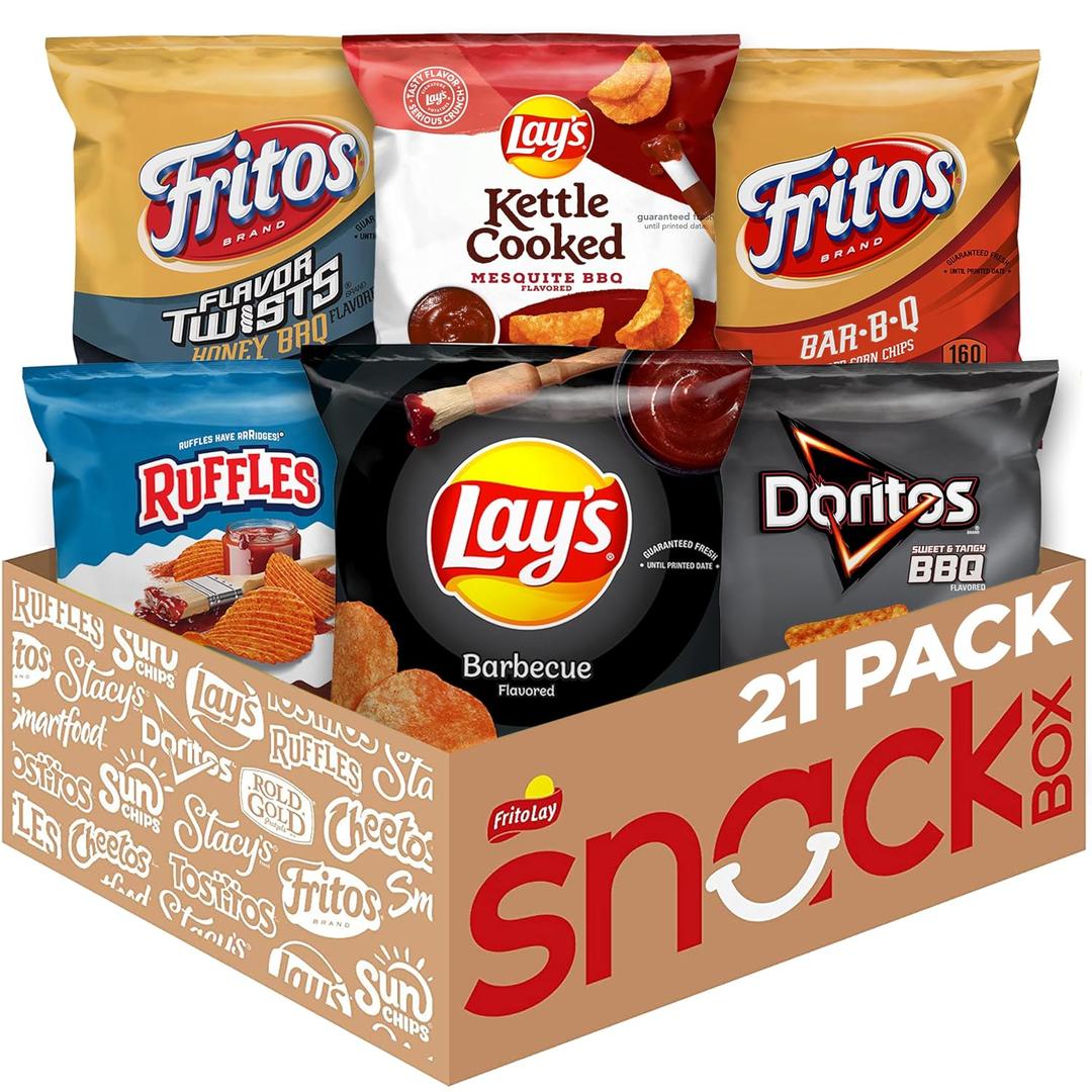 Frito-Lay Backyard Barbecue Mix Variety Pack, (Pack of 21) (EXP 08/11/26)