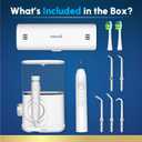 Waterpik Sensonic Complete Care Water Flosser and Rechargeable Electric Toothbrush Combo Set for Teeth Cleaning and Flossing, CC-04, White