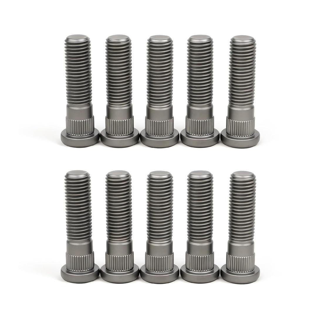 10 Pack 610-568 Wheel Lug Studs- M12x1.5 Compatible with Hyundai Elantra Accent Sonata Tucson, Kia Optima Soul Replaces 51752-07000 0K99333062A