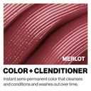 Keracolor Color + Clenditioner 3-in-1 Color-Depositing Conditioner, Gently Cleanses & Conditions, Semi-Permanent Hair Color, 23 Shades, 12 Fl Oz