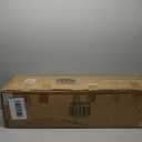 Goplus Prelit Pencil Christmas Tree, Premium Hinged Fir Tree, with LED Lights and Solid Metal Stand, Easy Assemble, Ideal Artificial Xmas Tree for Home and Office, Warm White LED (7.5FT)