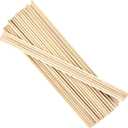 Wooden Dowel Rods 1/2 x 24 Inch Round Unfinished Hardwood Craft Sticks for DIY Lollipops Cake Support, 50 Pieces