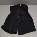 Fajas Colombianas for Women Tummy Control Shapewear Strapless Body Shaper Shorts Butt Lifter & Zipper Crotch (Black, S)