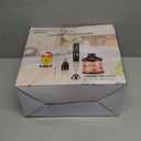 Cordless Immersion Blender: 4-in-1 Rechargeable Cordless Hand Blender, 21-Speed & 3-Angle Adjustable with Chopper, Beaker, Whisk, Beater for Milkshakes | Smoothies | Soup Baby Food (White)