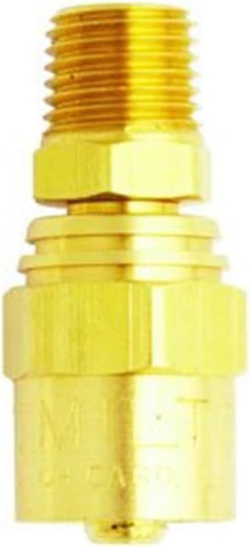 Milton S-641 Reusable End, 1/4" MNPT, Fits 3/8" x 3/4"
