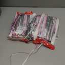 4 Pack Pink Bow Party Backdrop Decoration Pink Bow Foil Fringe Curtains for Girls Bow Birthday Baby Shower Decorations Bridal Shower Bachelorette Party Decor Supplies 3.2ft X 8.2ft