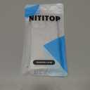 NITITOP for iPhone 15 Pro Max Case Clear Sea Animal - White Squid
