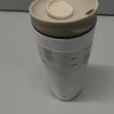 Owala SmoothSip Slider Insulated Stainless Steel Coffee Tumbler, Reusable Iced Coffee Cup, Hot Coffee Travel Mug, BPA Free 20 oz, Vanilla Bean