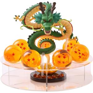 Resin Shenron Figure Statue Decoration Action Figure Set 15cm Shenlong 3.5cm Balls and Acrylic Stand for Gifts Home Decor