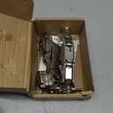 BADALU 175 Degree Kitchen Cabinet Hinges (1 Pair, 2 PCS) Concealed Hydraulic Adjustable Mounting, Soft Closing Nickel-Plated Steel Buffer Dampers for Frameless Cabinet Doors(Detachable Full Overlay)