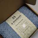 a moment Blue Chenille Throw Pillow Covers 12x20 Inch Pack of 2 Modern Decorative Throw Pillow Covers Farmhouse Cross Covers Modern Home Decor for Sofa Bedroom Living Room