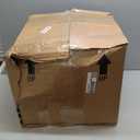 Golf Cart Enclosure 2 Passenger for EZGO TXT RXV 2-Seater 600D Waterproof Transparent Driving Rain Cover 57.5 Inch Roof 4-Sided Clear Windows Roll-Up Door Black