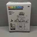 Dinosaur Toys for Kids 3-5, 2-in-1 Workbench Playset, Interactive Toddler Tool Bench, Dinosaur Toys for Boys Girls, Birthday, Christmas