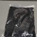 Womens Tops 3/4 Length Sleeve Round Neck Casual Loose Fit Tunic Tops Basic Pleated Shirts 2025 (Black, XL)