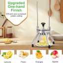 Commercial Easy Wedger 8 Wedger Fruit Lime Slicer Cutter Stainless Steel Blade Commercial Vegetable Chopper Dicer Lemon Cutter for Home Bar Restaurant Lemons Limes Tomatoe Potatoe
