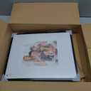 Hoikwo 14x18 Black Plastic Frame with Plastic Cover, Display Pictures 8x10 with Mat or 14x18 Without Mat, 1 Pack 14 by 18 Frame for Wall Hanging