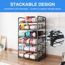 3 Tier Stackable Can Rack Organizer,for food storage,kitchen cabinets or countertops,Storage for 36 cans,Bronze