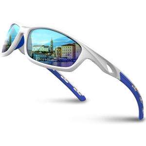 RIVBOS Sunglasses for Men Women Polarized UV Protection Sports Fishing Driving Shades Cycling RB833