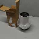 Bosmarlin Ceramic Travel Coffee Cup with Lid, 21 oz, Portable Coffee Mug for Car Cup Holder, Microwave and Dishwasher Safe, Reactive Glaze (White)