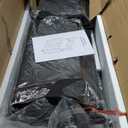 Black Dresser with Multiple Fabric Drawers, Dresser for Bedroom with Charging Station and LED Lights,Dressers & Chests of Drawers for Bedroom, Steel Frame & Wooden Top, Entryway