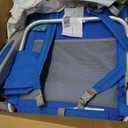 Beach Chair, Beach Chairs for Adults,Outdoor Folding Beach Chairs for Adults, Supports up to 350lbs with 5 Positions, Towel bar, Cooler Pouch, Storage Pouch., 1' 7.7" W x 1' 9.3" D x 2' 10.3" H