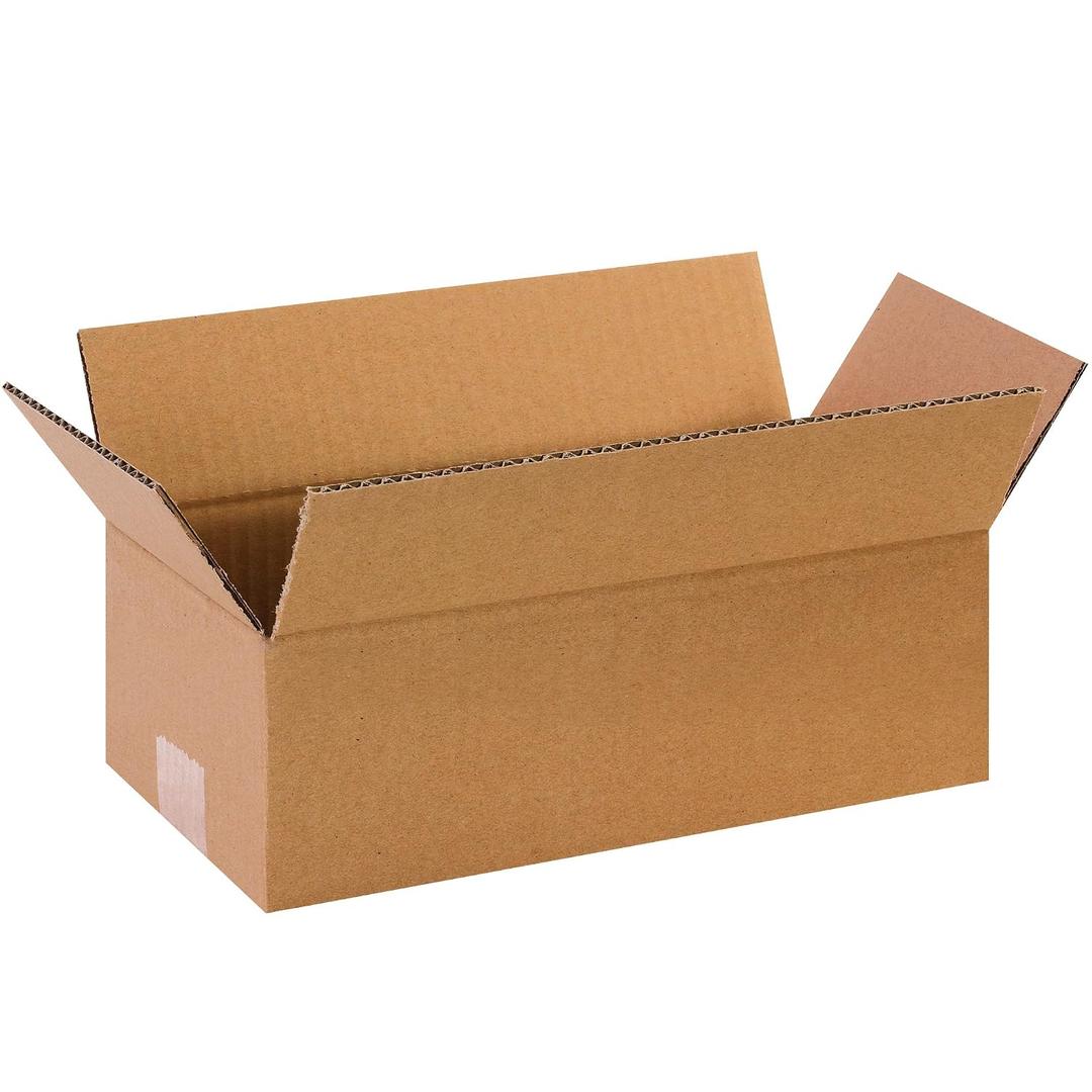 BOX USA Shipping Boxes 12"L x 6"W x 4"H 25-Pack Long Corrugated Boxes for Moving, Shipping, Mailing, Packing, Packaging and Storage