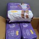 Amazon Basics Incontinence Underwear for Women, Protective, Disposable, Postpartum, Maximum Absorbency, Medium, Lavender, 60 Count (3 Packs of 20)