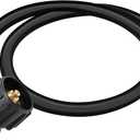 ABYDA 3FT Propane Regulator and Adapter Hose, Universal Gas Grill Regulator Replacement Parts, Propane Tank Hose for Most LP Gas Grill, Fire Pit Table and Weber, 3/8" Female Flare Nut