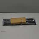 Curtain Rods for Windows 48 to 84 Inch(4-7 Feet),Black 1'' Diameter Drapery Rods with End Cap Style Design,Modern Adjustable Heavy Duty Curtain Rod,Size:36''-88''