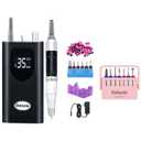 Delanie Electric Nail Drill Professional 35000 RPM Rechargeable Portable E-File for Nail Tech