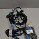 TCNEWCL KVM Switch 4 Port, HDMI KVM Switcher 4Kx2K@30Hz for 4 Computers Sharing 1 HD Monitor and 3 USB Devices Keyboard Mouse Printer, Including 4*KVM Cables &1* Wire Desktop Controller