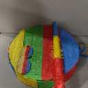 Jexine Birthday Block Piata Set Birthday Building Piata with Blindfold, Bat, Stick Blocks Party Supplies for Carnival Fiesta Party Supplies Event Decoration