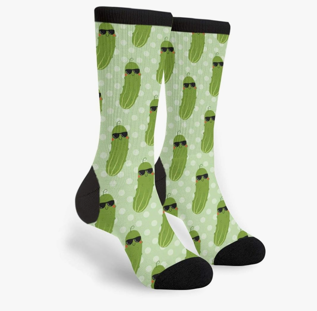 YISHOW Novelty Socks Men's Women's Crew Socks Funny Crazy Novelty Socks