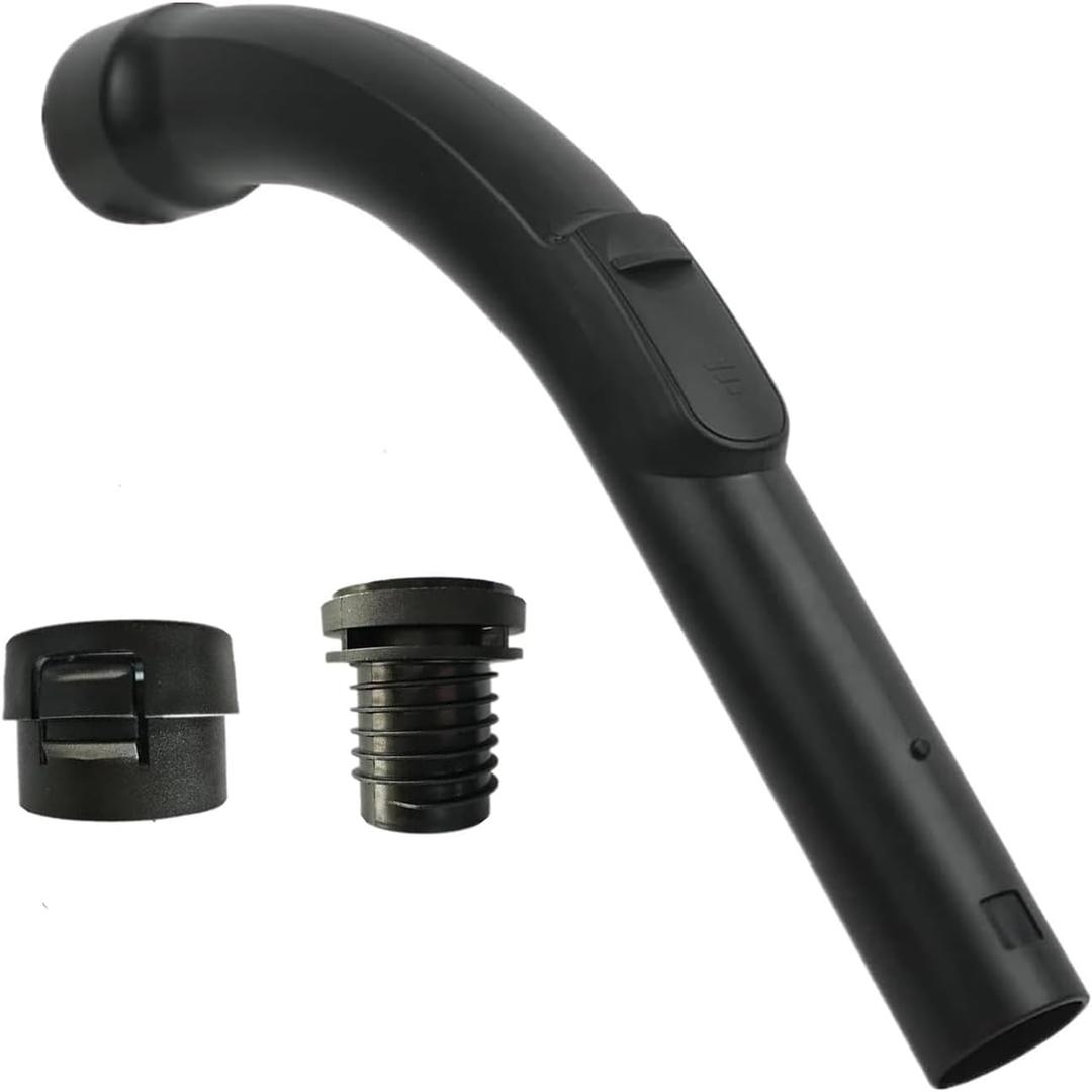 Vacuum Plastic Bent End Hose Compatible with Miele Vacuum Cleaner S2110, S501, S524 Compact C1 C2 C3 S4 S5 Canister Vacuum Attachment Replacement 9442601, 5269091, 5269090 Vacuum Part Hose Accessories