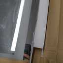 ROLOVE 38"x28" Inch Large Lighted Vanity Mirror, 3-Color Lighting & Dimmable Modes, LED Makeup Mirror for Bathroom/Dressing Room (Wall/Tabletop Mount, White)