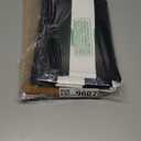 Duraaamo 2 Pcs Geranium Welcome Doormat Red Flower Hello Spring Doormat Black & White Stripe Mat Front Door Decoration with Non-Slip Backing Rug for Housewarming Gift Kitchen Indoor Outdoor