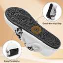 Scurtain Slippers for Women Comfy House Bedroom Corduroy Cross Bow Slide Slipper Shoes Ladies Adjustable Indoor Outdoor Slippers (8-9)