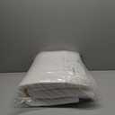 BABELIO Crib Mattress Topper, 100% Machine Washable Breathable Silicone Foam Toddler Mattress Topper Pad, Zipper Cover, 52" x 27" x 1", Fits Standard Size Cribs & Toddler Beds