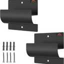 Ladder Hooks for Garage Wall,Ladder Hanger for Garage Wall,Wall Mount Wheelbarrow Hanger, Patio Furniture, Chair & Ladder - Ladder Holder Wall Mount (2 Pack)