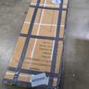 Frameless Pivot Shower Door 24"-26" W x 72" H, Swing Shower Glass Doors with Nano Explosion-Proof Film Tempered Glass 1/4"(6mm) Reversible Installation, Brushed Nickel Finish